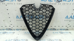 Решітка радіатора grill гола Alfa Romeo Giulia 20-23 чорна, пісок