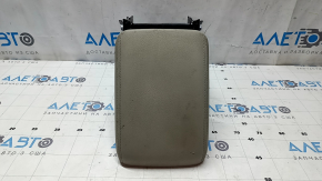 Подлокотник Audi A4 B8 08-12 дорест, кожа, серый, с каркасом, порез