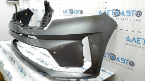 Передний бампер Kia Sorento 2021-2026, серебро, с косметическими повреждениями