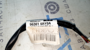Зеркало боковое правое сборе Nissan Rogue 21-23 SV, 6 пинов, BSM, черное+структура