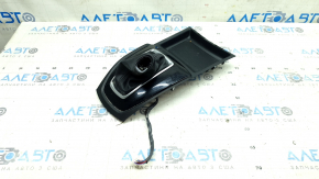 Накладка шифтера КПП Nissan Rogue 17-18 черная, царапины
