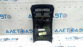 Накладка центральной консоли задняя Infiniti QX50 19-22, без дефектов, хромированные детали в идеальном состоянии.