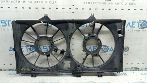 Дифузор кожух радіатора голий Toyota Camry v55 15-17 hybrid usa, розгорнуті заставні