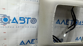 Кабели на обшивке потолка для Nissan Rogue 2014-2020, показаны разъемы.