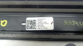 Накладка порога внешняя передняя правая Audi Q5 80A 18-25 черная с хромом и подсветкой, S-Line, царапины