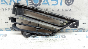 Решетка переднего бампера левая Honda CRV 20-22 hybrid под ПТФ, структура, песок