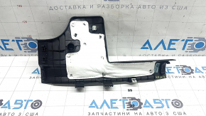 Накладка порога внутрішня ззаду ліва Hyundai Tucson 22-26 чорна, подряпини