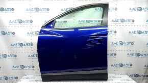 Дверь в сборе передняя левая Hyundai Tucson 22-26 keyless, синий YP5, тычка