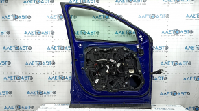 Дверь в сборе передняя левая Hyundai Tucson 22-23 keyless, синий YP5, тычка