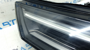 Фара передняя левая в сборе Audi A6 C8 19-24 LED, Matrix beam с уплотнителем, песок