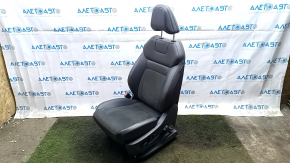 Водійське сидіння Nissan Ariya 23-26 з airbag, електричне, підігрів, чорний шкірозамінник зі вставкою алькантари, опік