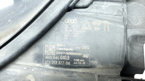 Фара передняя правая в сборе Audi A6 C8 19-24 LED, Matrix beam с уплотнителем, паутинка, песок, царапины