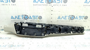 Накладка передней панели правая Audi A6 C8 19-24 светло-серая, с накладками, с подсветкой, сломано крепление