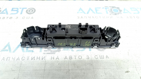Блок кнопок центральной консоли Audi A6 C8 19-24 хром под парктроники и камеры 360, с накладкой, царапины, трещины в креплениях