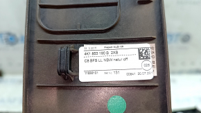 Комплект накладок салона Audi A6 C8 19-23 под дерево корень ореха, структура, сломано направляйка, царапины