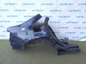 Чверть крило ззаду права Audi A4 B8 08-16 седан, відпиляна, синя, прим'ята, вм'ятини, тички