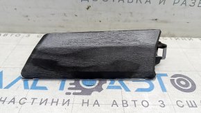 Накладка передней панели верхняя левая Audi E-Tron 19-23 под темно-серое дерево с хром молдингом, с подсветкой, полезла краска
