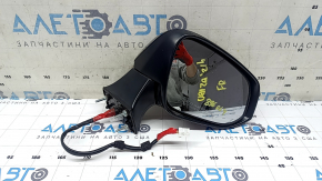 Дзеркало бічне праве у зборі Toyota Venza 21-24 12 пінів, поворотник, підігрів, BSM, підсвічування, синє