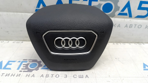Подушка безпеки airbag в кермо водійська Audi E-Tron 19-23 чорна