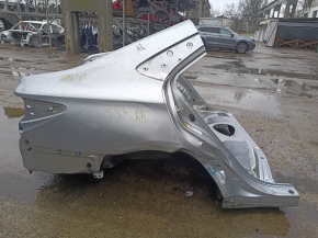 Четверть крыло задняя правая Toyota Camry v55 15-17 usa, серебро 1J9, на кузове, вмятины