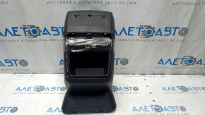 Накладка центральної консолі задня Lexus RX350 RX450h 16-22 чорна, під прикурювач, без підігріву сидінь, зламані кріплення, подряпини