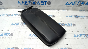 Підлокотонік Nissan Altima 19-25 шкіра, чорний, сіра строчка