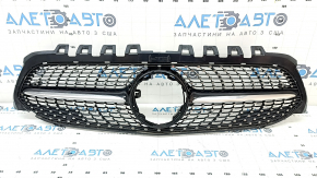 Решітка радіатора grill Mercedes A-class V177 19-22 з сітками та молдингами, AMG pkg, пісок