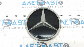 Емблема решітки радіатора grill з основою Mercedes A-class V177 19-22 під радар, зламане кріплення, тріщина