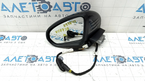 Дзеркало бічне ліве у зборі Mercedes A-class V177 19-22 10+8 пінів, поворотник, підігрів, підсвічування, автозатемніння, пам'ять, BSM, чорний глянець, тичка