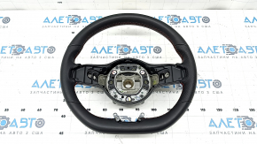 Кермо голе Mercedes A-class V177 19-22 шкіра чорна з червоним рядком, AMG pkg, подряпини, під чищення