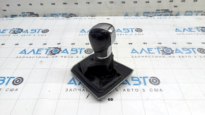 Ручка КПП VW Tiguan 18-24 кожа черная, царапины, затерта