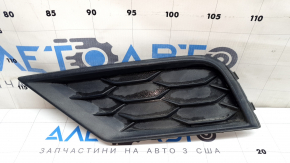 Нижняя решетка переднего бампера левая VW Tiguan 18-21 структура, песок