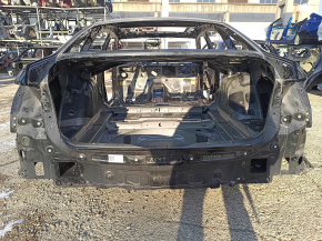 Задня панель Audi A6 C8 19-24 у зборі 2 частини, на кузові, чорна