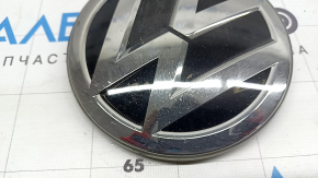 Эмблема решетки радиатора grill VW Tiguan 18-21 под радар, песок