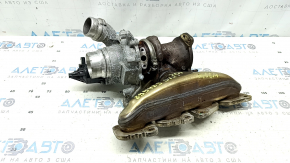 Турбіна в зборі з колектором Mercedes A-class V177 19-22 M260 57к, контакт з водою