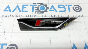 Молдинг крыла передний правый Audi A5 F5 18-25 хром, S-Line, сломаны крепления