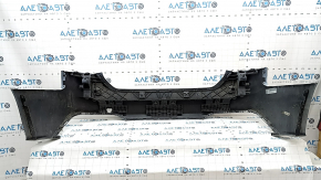Бампер задний голый Audi A5 F5 20-23 S-Line без парктроников, белый, без заглушки, царапины, надломано крепление