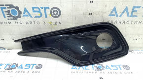 Решітка бампера ліва Jeep Compass 22-26 чорний глянець під галоген ПТФ, пісок, затертий