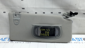 Козирок правий Jeep Compass 22-22 з підсвічуванням, сірий, без гачка, під чищення