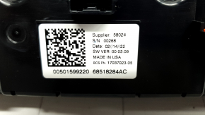 Управление климат-контролем Jeep Compass 22-26 auto, dual zone, царапины, потёртость