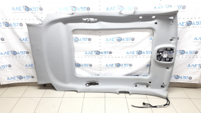 Обшивка стелі Jeep Compass 22-23 під панораму, сіра, під чищення, заломи, відклеєний кронштейн