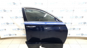 Дверь в сборе передняя правая Honda Accord 18-22 keyless, синий B-588P, триплекс, скол