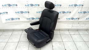 Сидіння 2 ряди ліве Mazda CX-90 24-26 з AIRBAG, шкіра чорна, перфорація під 7 місць