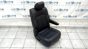 Сидение 2 ряда правое Mazda CX-90 24-26 с AIRBAG, кожа черная, перфорация под 7 мест