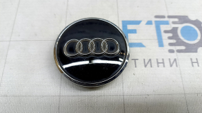 Центральний ковпачок на диск Audi E-Tron 19-23 чорний глянець, 62мм