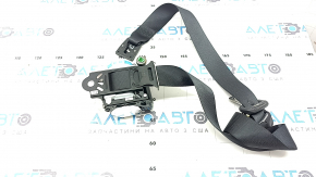 Пассажирский ремень безопасности с пиропатроном Mazda CX-90 24-26 черный
