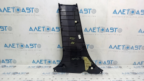 Накладка центральной стойки нижняя правая Toyota Camry v55 15-17 usa черная, царапины