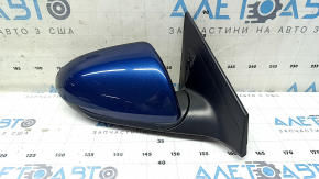 Дзеркало бічне праве у зборі Hyundai Elantra AD 17-20 7 пінів, підігрів, BSM, синє, подряпини, пісок