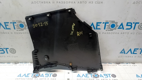 Накладка центральной консоли боковая задняя правая Chevrolet Bolt EUV 22-23 черная, царапины