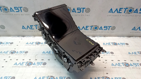 Бокс кишеня центральної консолі у зборі Tesla Model 3 18-20 чорний глянець, подряпини